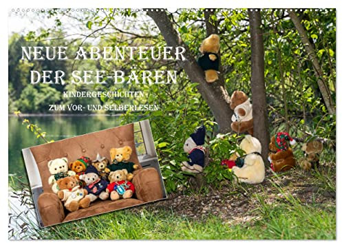 Neue Abenteuer der See-Bären (Wandkalender 2026 DIN A2 quer), CALVENDO Monatskalender: Das etwas andere Kinderbuch... (CALVENDO Spass)