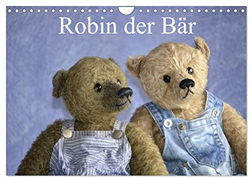 Robin der Bär (Wandkalender 2026 DIN A4 quer), CALVENDO Monatskalender: Seit vielen Jahren stellt Marie umwerfende Teddybären her (CALVENDO Kunst)