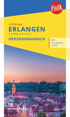 Falk Cityplan Erlangen 1:17.500: mit Herzogenaurach