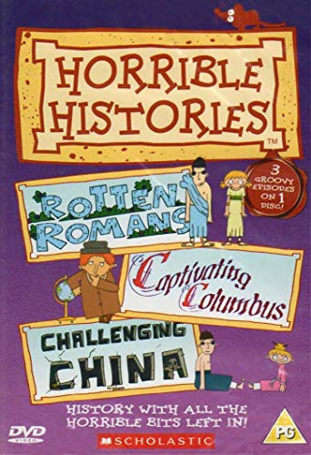 Horrible Histories - Rotten Romans, Captivating Columbus & Challenging China (Three Groovy Episodes) [DVD]