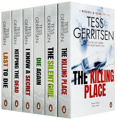 Rizzoli & Isles Series 7-12 Collection 6 Books Set By Tess Gerritsen (Keeping the Dead, The Killing Place, The Silent Girl, Last To Die, Die Again, I Know A Secret)