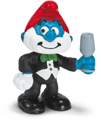 Schleich 20706 - Die Schlümpfe, Papaschlumpf im Frack