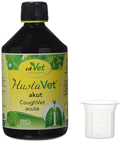 HustaVet von cdVet: Flüssiges Ergänzungsfuttermittel für atmungsempfindliche Pferde, mit Fenchel und Anis 500ml