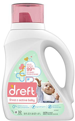 Dreft Active Baby Liquid Detergent, 50.0 Ounce by Dreft