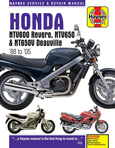 Honda NTV600 Revere, NTV650 & NTV650V Deauville '88 to '05: 88-05 (Haynes Service & Repair Manual)