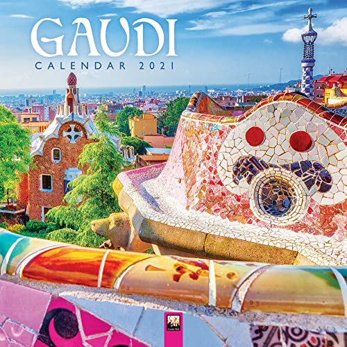 Gaudí - Antoni Gaudí 2021: Original Flame Tree Publishing-Kalender [Kalender] (Wall-Kalender)