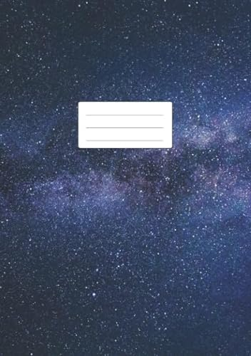 NOTIZBUCH A5 KARIERT: 110 Seiten ohne Rand | ganzseitig kariertes Papier | Perfekt als Journal, Notizheft, Tagebuch, Schulheft, Logbuch, Kladde | Softcover | Milky Way