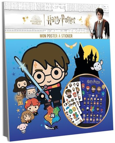 Harry Potter - Mon grand poster à créer: + de 40 stickers