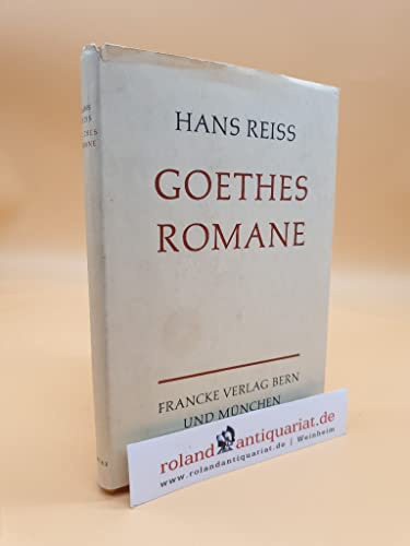 Bern ; München : Francke,