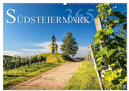 Südsteiermark365 (Wandkalender 2026 DIN A2 quer), CALVENDO Monatskalender: Die Südsteiermark ist 365 Tage und mehr einzigartig, unvergleichlich und ... Region in Österreich. (CALVENDO Natur)