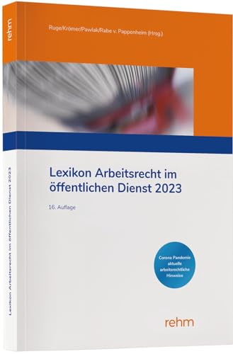 Lexikon Arbeitsrecht im öffentlichen Dienst 2023