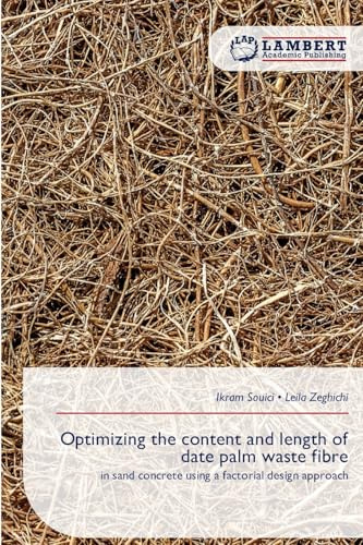 Optimizing the content and length of date palm waste fibre: in sand concrete using a factorial design approach