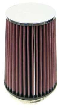K&N RC-4760 KFZ und Motorrad Universal Chrom Filter