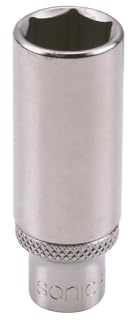 Sonic 2155012 Flank Steckschlüssel, 1/4-Zoll, 6-Kant, 12 mm