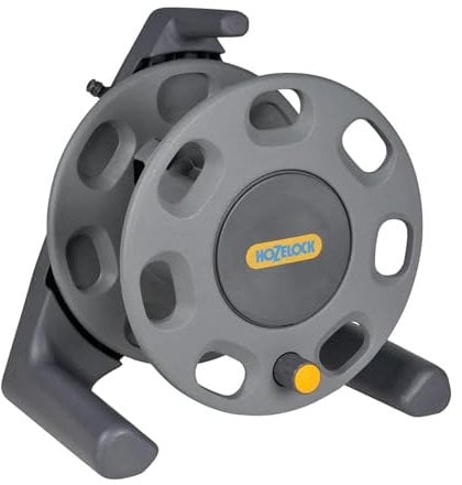 Hozelock Compact Hose Reel with Fittings - 25 Meter - 13mm Hose