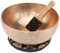 Bodhi Tibetische Klangschale Ø 24 cm | Handgefertigtes Klangschalen Set inkl. Kissen & Klöppel | Singing Bowl aus Indien | Ideal als spirituelles Geschenk | Meditationszubehör aus Bronze