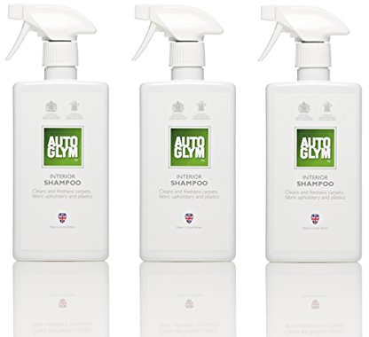 Genuine Autoglym Interior Shampoo 500ml x3 Bundle SAVE 10% (CIS500)