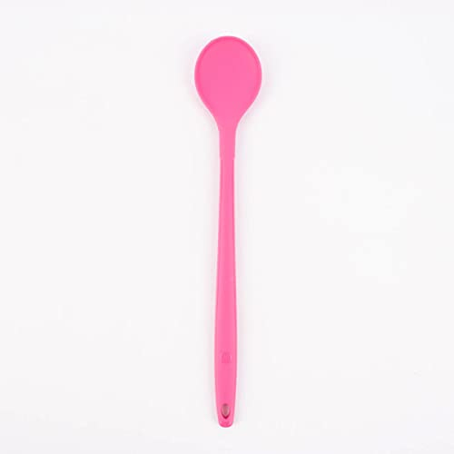 Kochblume Kochlöffel | Premium-Silikon & BPA frei| Hitzebeständig | Spülmaschinenfest | Farbe: pink