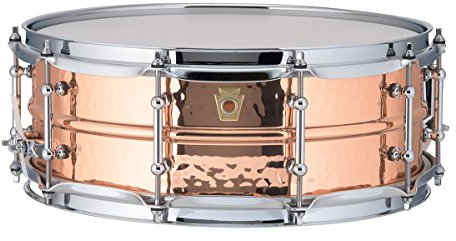 Copperphonic Snare Drum with Tube Lugs, Hammered 5x14