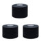 ZiATEC Pro Kinesiologie Tape - Physio-Tape, Farbe:3 x schwarz