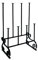 Garden Pride Wellington Boot Rack/Walking Boot Stand - Black - Metal - Indoor and Outdoor Use