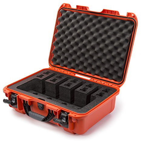 NANUK 925 Gewehrkoffer, wasserdicht, Militär-genehmigt, mit Schaumstoffeinlage für 4UP, Orange
