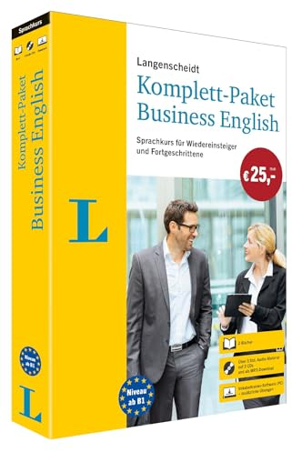 Langenscheidt Komplett-Paket Business English: Sprachkurs mit 2 Büchern, 3 Audio-CDs, MP3-Download, Software-Download: Sprachkurs für Wiedereinsteiger und Fortgeschrittene