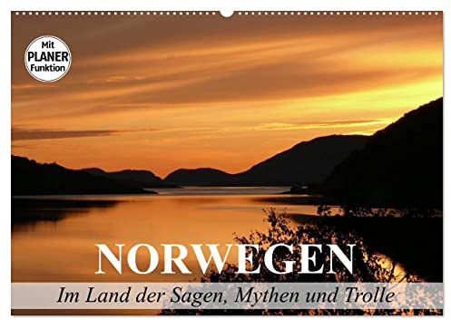 Norwegen. Im Land der Sagen, Mythen und Trolle (Wandkalender 2026 DIN A2 quer), CALVENDO Monatskalender: Die landschaftliche Schönheit des Königreiches Norwegen (CALVENDO Natur)