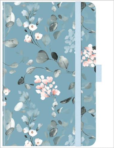 Premium Timer Small Eukalyptus 2024: Buchkalender - Terminplaner mit hochwertiger Folienveredelung und Prägung. 9 x 14 cm