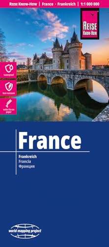 Reise Know-How Landkarte Frankreich | France (1:1.000.000): reiß- und wasserfest (world mapping project)
