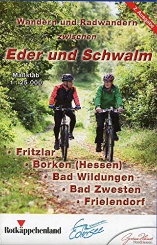 Wandern und Radwandern zwischen Eder und Schwalm: Rad- und Wanderkarte