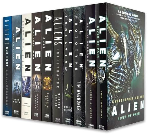 Alien Series 10 Books Collection Set (Sea of Soccows, River of Pain, Cold Forge, Infiltrator, Prototype, Isolation, Uncivil War, Cult, Enemy of My Enemy & Bug Hunt)