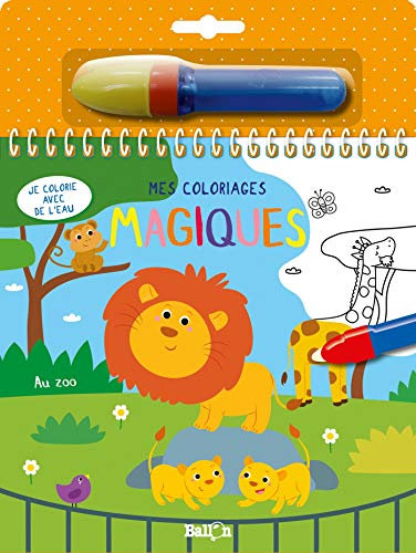 Je colorie avec de l'eau : au zoo