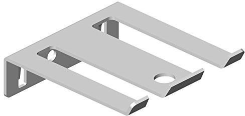Element System 11405-00002 Werkzeughalter doppelt / 6 Stück/für Werkzeuglochwand/Lochplattenwand/weiß