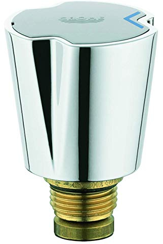 GROHE Oberteil (Metallgriff, wärmeisoliert, verschraubbar, Markierung blau/rot), chrom, 45959000
