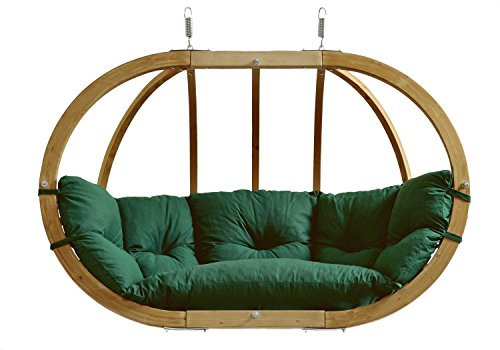 AMAZONAS Hängesessel in edlem Design Globo Royal Chair Green Weatherproof Mehrpersonen ca. 175 x 120 x 70 cm bis 200 kg in Grün