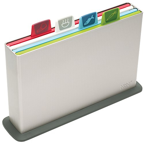 Joseph Joseph Piccolo Index Set Tagliere, Plastica, Grigio, 295 x 200 mm