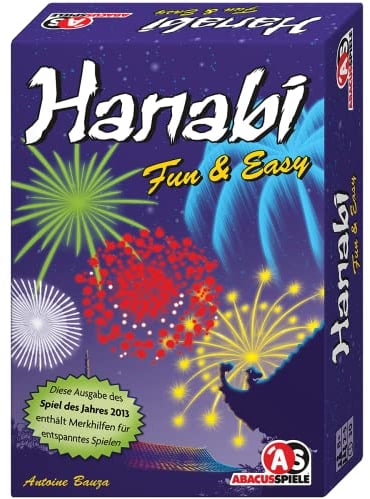 ABACUSSPIELE 04132 - Hanabi Fun & Easy, Sonderedition vom Spiel des jahres 2013, Kartenspiel
