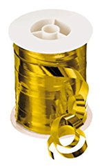 1 Rolle von 250 Meter Partyrama Ringelband gold Spiegel 10 mm Kurzwaren Freizeit Kreative Geschenke [10 * 250bolddoremir]
