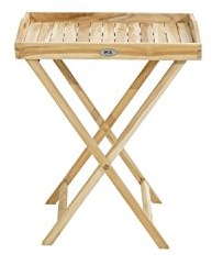 Ploß Outdoor furniture Tablet, Eco Teak Natur, 60 x 45 x 73 cm