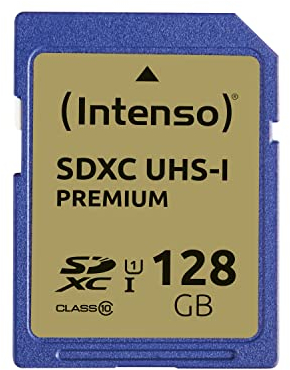 Intenso Premium SDXC UHS-1 128GB Class 10 Speicherkarte blau