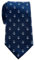 Retreez Herren Prämie Gewebte Krawatte Anker Ankermuster 8 cm - marineblau