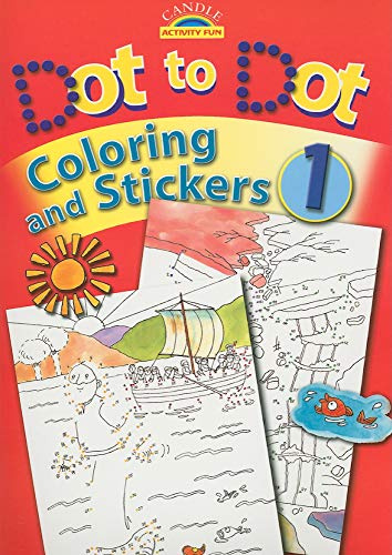 Dot to Dot Coloring and Stickers [With Stickers] (Candle Activity Fun)