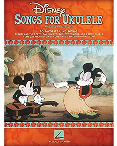 Disney Songs -For Ukulele-: Noten, Sammelband für Ukulele: 20 Favorite Songs
