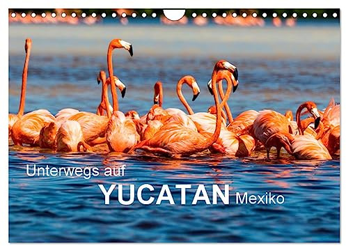 Unterwegs auf Yucatan Mexiko (Wandkalender 2026 DIN A4 quer), CALVENDO Monatskalender: Reisebilder der mexikanischen Halbinsel Yucatan (CALVENDO Orte)