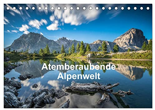 Atemberaubende Alpenwelt (Tischkalender 2026 DIN A5 quer), CALVENDO Monatskalender: Monatsplaner mit Bildern aus den Europäischen Alpen (CALVENDO Natur)