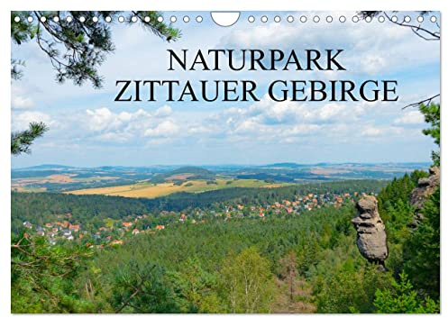 Naturpark Zittauer Gebirge (Wandkalender 2026 DIN A4 quer), CALVENDO Monatskalender: Ausblicke im Dreiländereck (CALVENDO Orte)