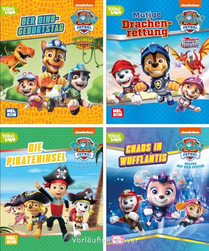 Nelson Mini-Bücher: PAW Patrol 25-28: PAWtastische neue Einsätze im Mitnahmeformat (ab 3 Jahren)