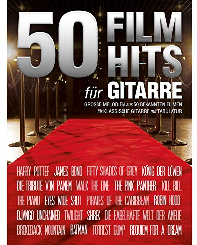 50 Filmhits -Für Gitarre-: Songbook: Songbook für Gitarre