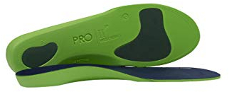 PRO 11 WELLBEING Orthotic Insoles Full Length with Arch Supports, Metatarsal and Heel Cushion for Plantar Fasciitis Treatmen (9/10.5 UK)
